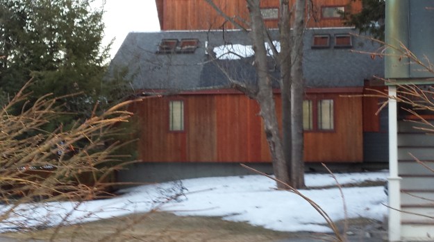 A view of the house from Pine Street